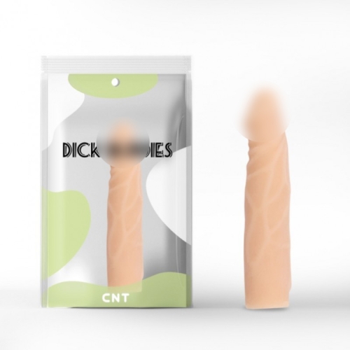 Фаллоимитатор реалистичный с венами телесного цвета Cnt Flexible Dong длина 170 мм - 1