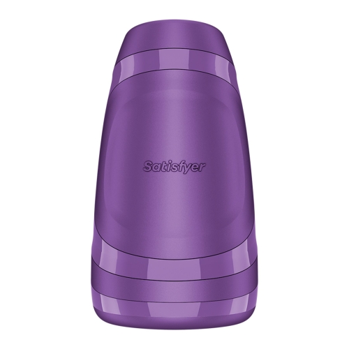 Мастурбатор имитатор минета, подогрев и вибрация фиолетовый Satisfyer Men Heat Vibration Battery Series - 1