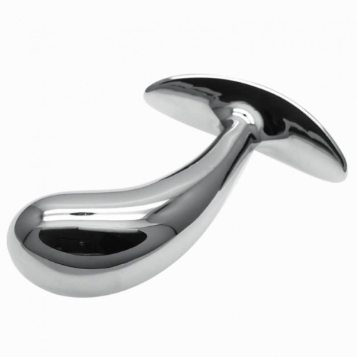 Анальный стимулятор металлический Bdsm4u G-spot Plug Medium - 1