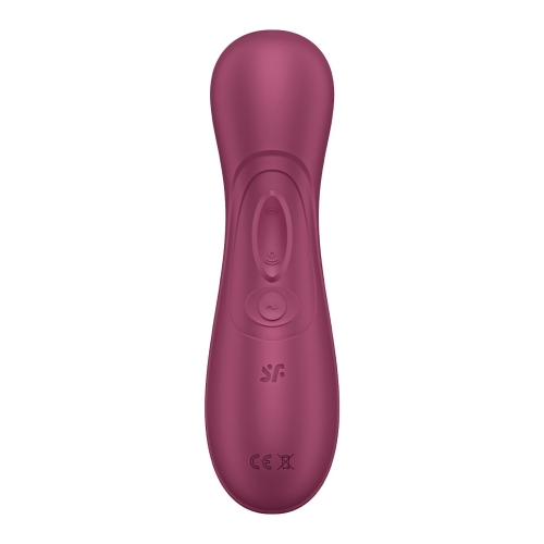 Вакуумный стимулятор клитора с управлением через смартфон красного цвета Satisfyer Pro 2 Generation 3 with Liquid Air Connect App - 5