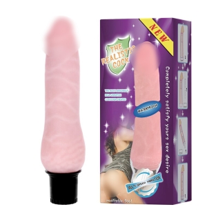 Вібратор реалістичний тілесного кольору Lybaile The Realistic Cock