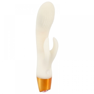 Вибратор кролик светящийся белый You2Toys GITD Rabbit Vibrator 