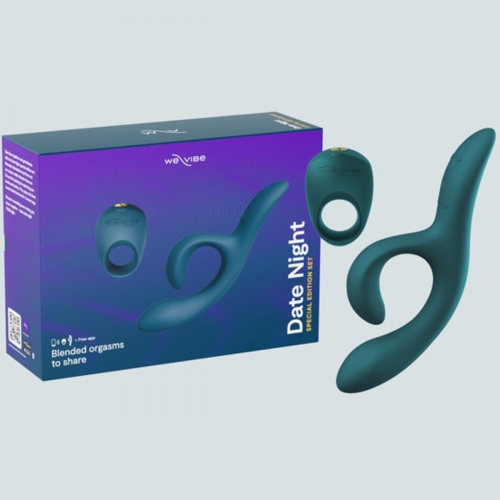 Набір інтимних іграшок We-Vibe Date Night кільце Pivot і вібратор Nova 2 зелені - 2