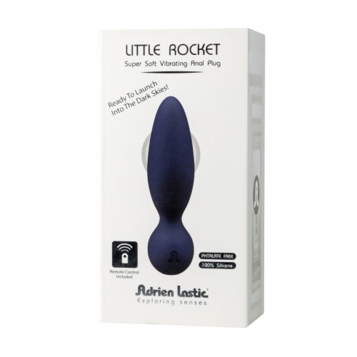 Анальная пробка с вибрацией Adrien Lastic Little Rocket с пультом LRS NEW - 2