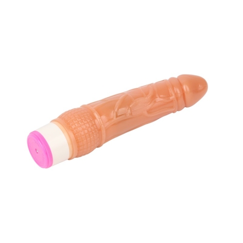 Вібратор реалістичний з венами гелевий тілесного кольору Chisa Wild Penetrator - 2