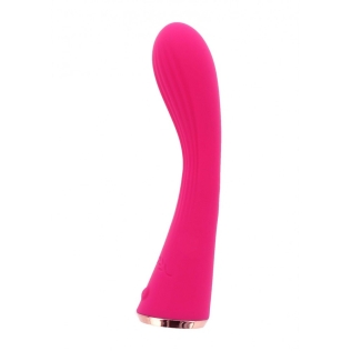 Вибратор для точки G розового цвета Toy joy Rose vibrator