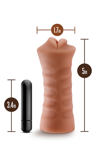 Мастурбатор ротик для пениса M FOR MEN ISABELLA MOCHA - 4