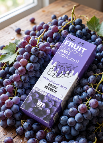 Лубрикант на водной основе c ароматом спелого винограда OLO Fruit Flavour Series Grape Secrets 120 мл - 2