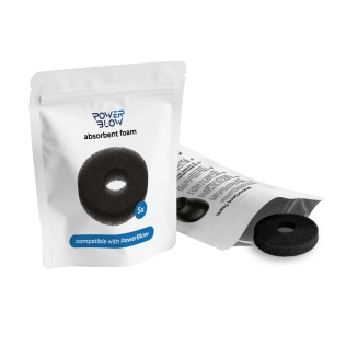 Впитывающая губка черного цвета Kiiroo Powerblow Absorbent Foam 5 штук
