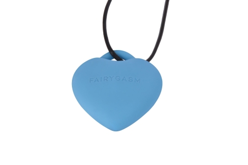 Мини вибратор для клитора голубого цвета FairyGasm PleasureStone - 2