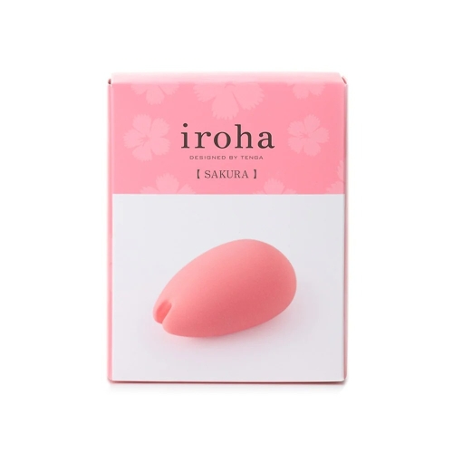 Вібратор для стимуляції клітора медичний силікон рожевого кольору Iroha Sakura v2 Tenga - 4