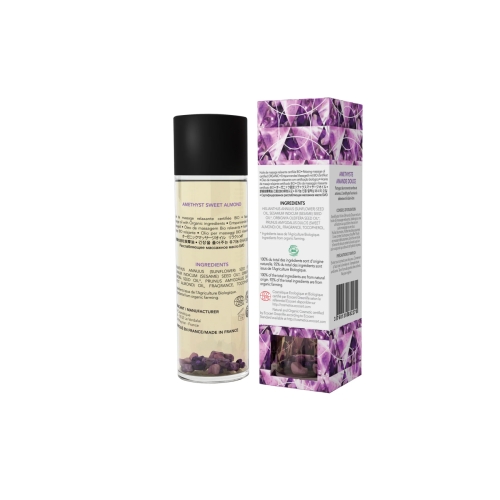 Масажне масло з аметистом EXSENS Amethyst Sweet Almond 100мл - 2