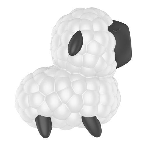 Вакуумный клиторальный стимулятор белый с черным Satisfyer Dreamy Sheep - 3