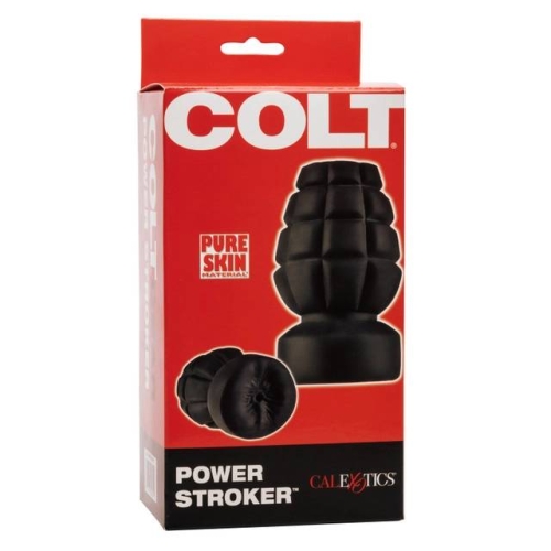 Мастурбатор в форме гранаты Анус черного цвета California Exotic Novelties Colt Power Stroker - 3