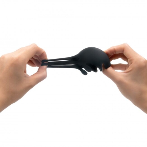 Ерекційне кільце для пеніса з вібро стимуляцією мошонки Dorcel FUN BAG - 4