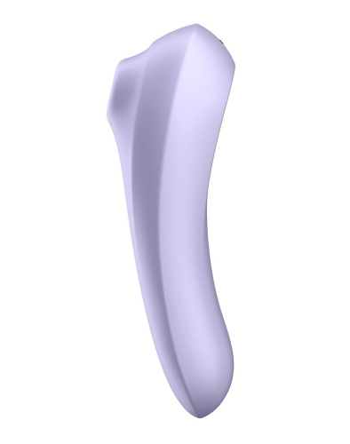 Смарт вибратор и вакуумный стимулятор для клитора 2-в-1 сиреневый Satisfyer Dual Pleasure - 1
