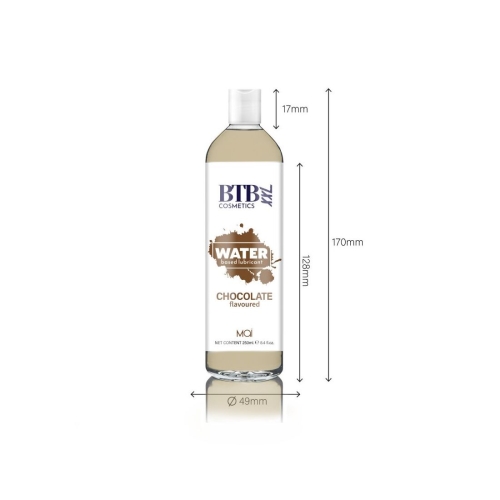 Оральный лубрикант на водной основе с ароматом шоколада MAI BTB FLAVORED 250 мл - 4