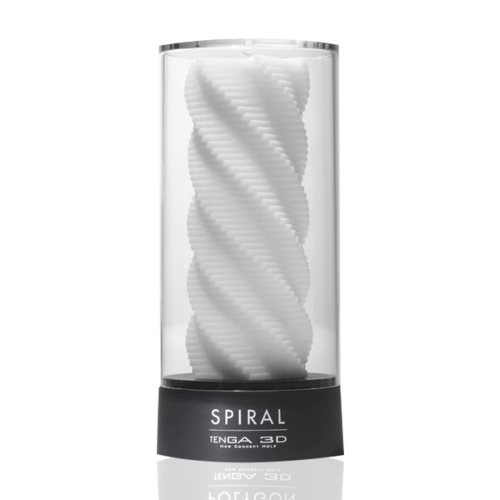 Мастурбатор Tenga 3D Spiral ребристый гипоалергенный материал море удовольствия Тенга - 1