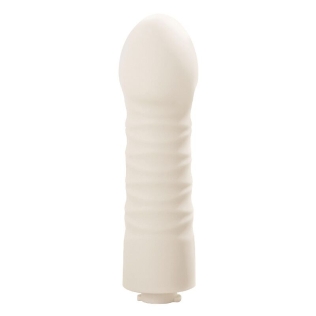 Змінна насадка для секс-машини Dildo Tutu II силіконова білого кольору KissToy