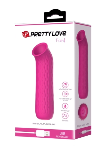 Вакуумний безконтактний стимулятор клітора Pretty Love Ford рожевий - 9