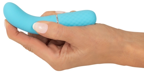 Ромбовидный вибратор для точки G голубой Soft Silicone Cuties 10 режимом вибрации - 7