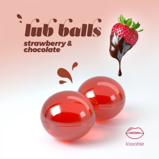 Оральные взрывные шарики со вкусом клубники и шоколада Crushious Balls lub strawberry &amp;amp; chocolate 2 штуки по 3 гр