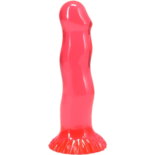 Набор фаллоимитаторов на присоске розовый фиолетовый зеленый Doc Johnson Crystal Jellies - Dong Starter Set - 9