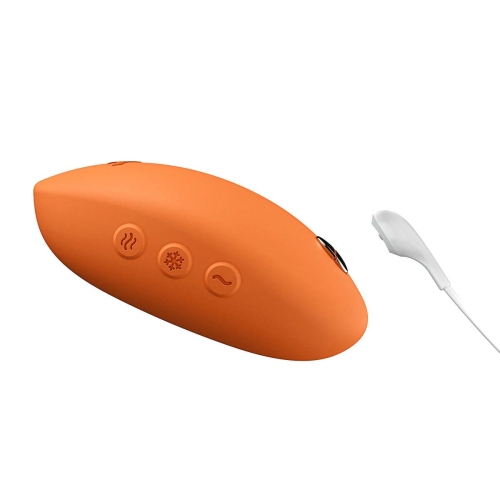 Вібратор для стимуляції клітора з підігрівом оранжевий We-Vibe Temp Tangerine - 6