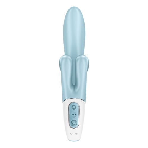 Вібратор із відростком для клітора блакитного кольору Satisfyer Touch Me - 6
