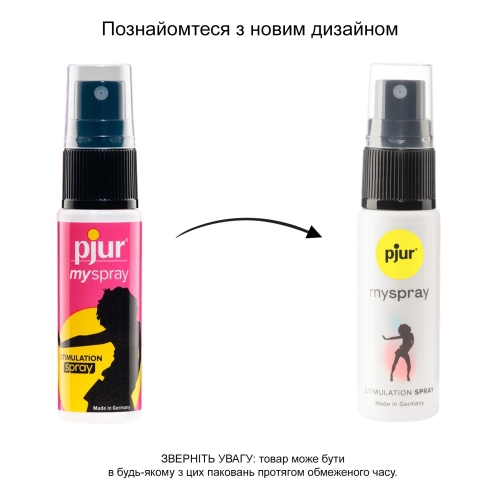 Збудливий спрей для жінок pjur My Spray 20 мл (П'юр, Пджюр) - 3