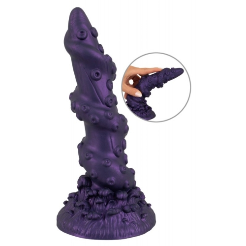 Фантастический фаллоимитатор на присоске фиолетовый Beasty Cocks Octopus Prime - 2