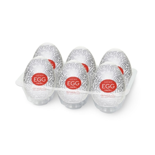 Набір мастурбаторів-яєць Tenga Keith Haring EGG Party Тенга - 1