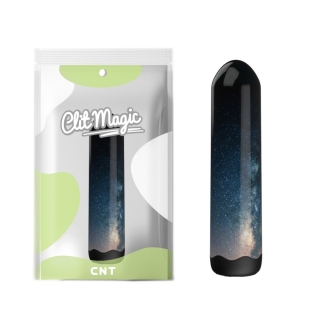 Вибропуля для стимуляции клитора черного цвета Cnt The Milky Way