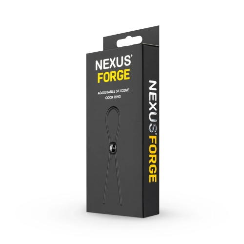 Ерекційне ласо на пеніс Nexus FORGE Single чорне - 3