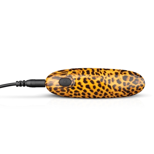 Віброкуля леопардового кольору Panthra Asha lipstick vibrator - 4