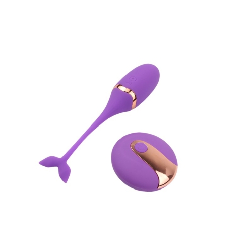 Кліторальний стимулятор з пультом ДК фіолетового кольору Chisa Beckoning Beats Bullet Vibrator - 3