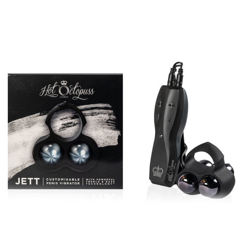 Вибратор для пениса Hot Octopuss JETT Treble and Bass Technology оргазм без рук с пультом управление - 8