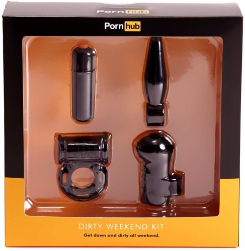 Набор вибраторов Pornhub Dirty Weekend Kit - 4