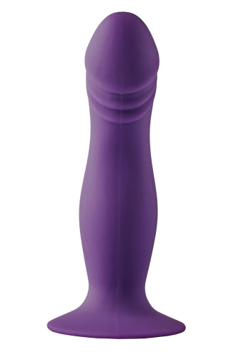 Фалоімітатор для точки G на присосці фіолетовий Dream Toys Flirts Pleasure Dildo - 3