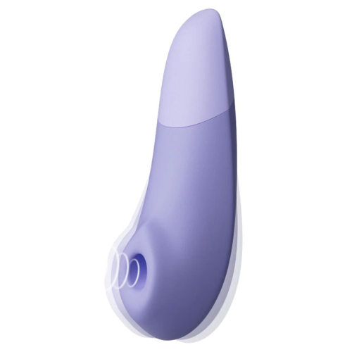 Вакуумний кліторальний стимулятор бузковий Womanizer Enhance - 6