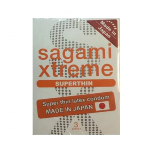 Презервативы супертонкие из натурального латекса Sagami Xtreme Superthhin 3 штуки - 2