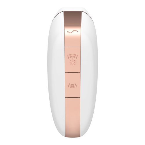 Вакуумный бесконтактный смарт вибратор для клитора белый Satisfyer Love Triangle - 5