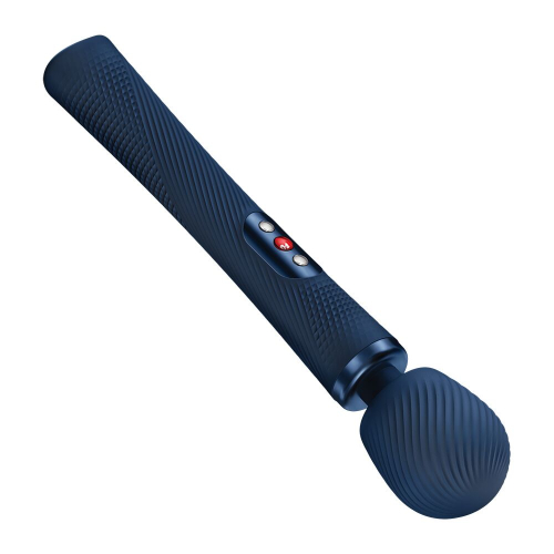 Массажер в виде микрофона супермощный и легкий синий Fun Factory VIM Vibrating Wand до 6 часов работы - 3