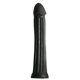 Огромный фаллоимитатор с реалистичным наконечником черный All Black XXL