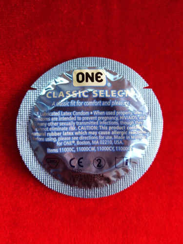 Презервативи ONE Classic Select класичні по 1шт - 4