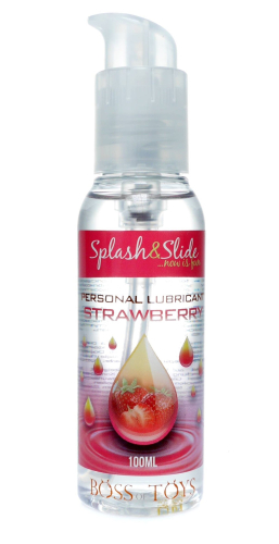 Вагинальный лубрикант с ароматом клубники на водной основе Personal Lubricant Boss of Toys 100 ml - 1