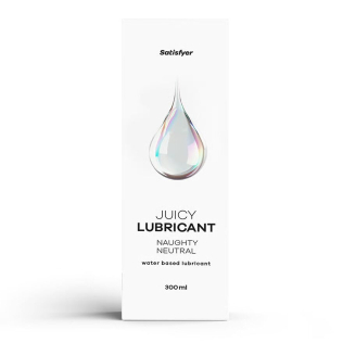 Лубрикант із зволожуючим ефектом на водній основі Satisfyer Juicy Lubricant Naughty Neutral 300 мл