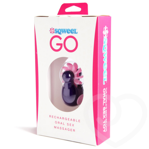 Симулятор орального сексу для клітора Sqweel Go фіолетовий - 6