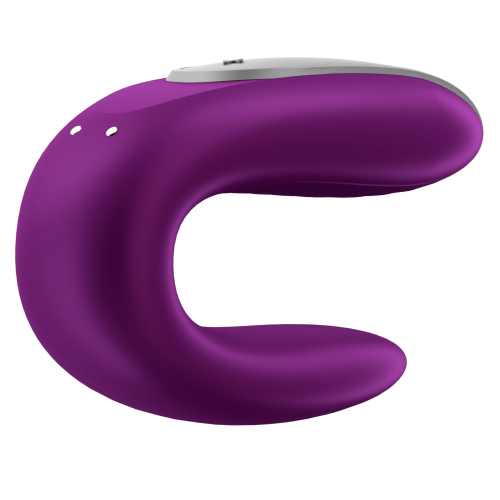 Смарт вибратор для пар Сатисфаер Satisfyer Double Fun фиолетовый - 3
